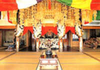 本山型天蓋幢幡内陣荘厳具一式 麟翁寺様　(曹洞宗)  福岡県嘉穂郡